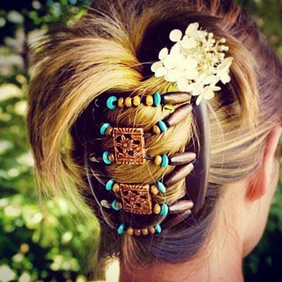 african butterfly hair clip styles
